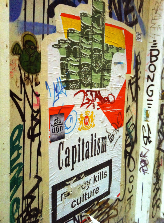 Berlin - Capitalism Street Art Photography Print